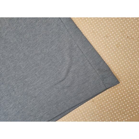 Nike Golf Shirt Mens Size 2XL 833079-063 Gray Blade Collar Raglan Wool Blend - Picture 3 of 11